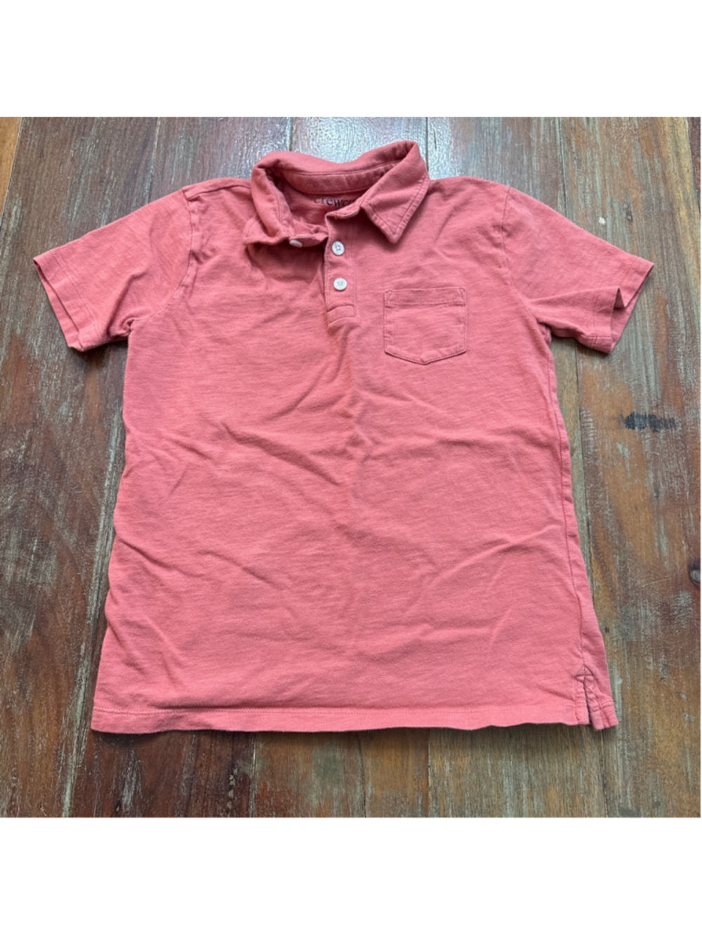 Crewcuts Boys Polo Shirt Coral Size Medium